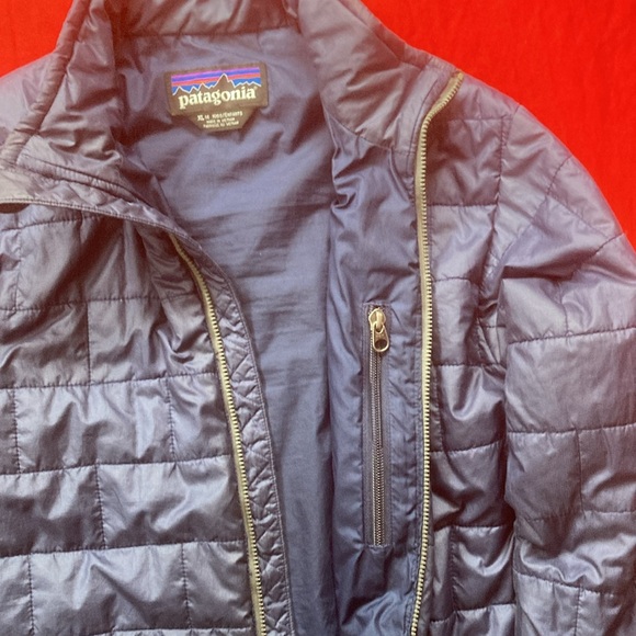 Patagonia Nano Puff Kids/Boys Sz.14 XL Navy Blue - Picture 4 of 7